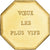 Frankreich, betaalpenning, Amour et Mariage, Voeux, Gilt Bronze, As aux Jeux