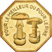 Frankrijk, Token, Amour et Mariage, Voeux, Gilt Bronze, pour le Meilleur ou pour