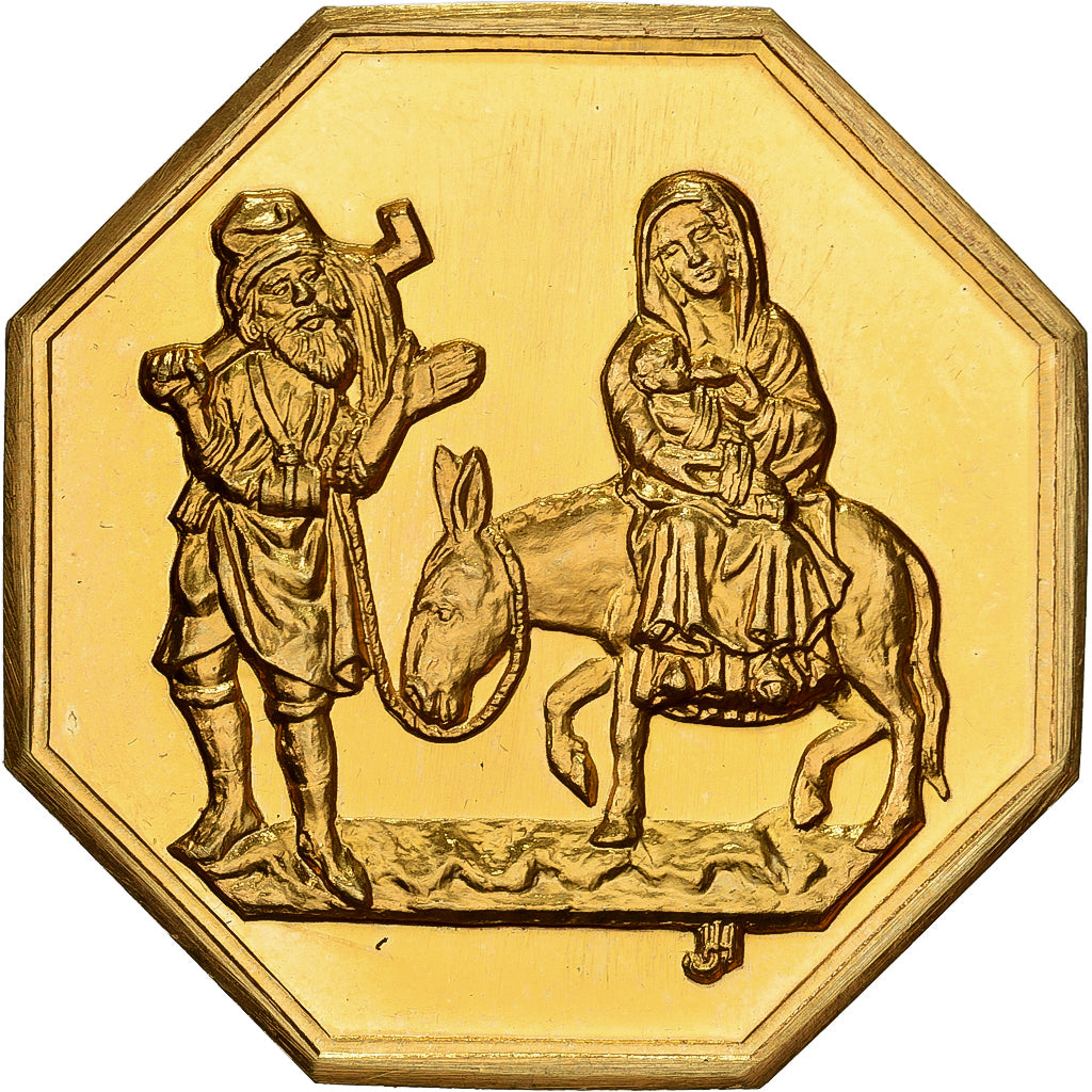 Frankreich, betaalpenning, Amour et Mariage, Voeux, Gilt Bronze, UNZ+