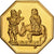 France, Token, Amour et Mariage, Voeux, Gilt Bronze, MS(64)