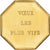 France, Token, Amour et Mariage, Voeux, Gilt Bronze, MS(64)