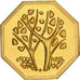 France, Token, Amour et Mariage, Voeux, Gilt Bronze, Arbres, MS(63)
