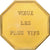 France, Token, Amour et Mariage, Voeux, Gilt Bronze, Martin, MS(64)