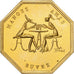 Francia, ficha, Amour et Mariage, Voeux, Bronzo dorato, Belo, SPL