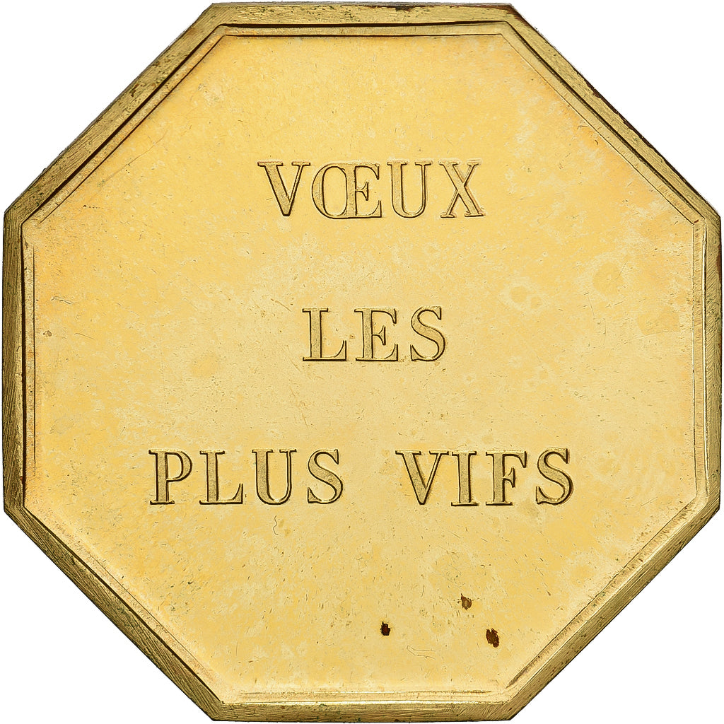 Frankrijk, Token, Amour et Mariage, Voeux, Gilt Bronze, Dromadaire, UNC-
