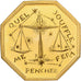 Frankrijk, Token, Amour et Mariage, Voeux, Gilt Bronze, Zodiaque - Balance, UNC-