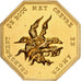 France, Token, Amour et Mariage, Voeux, Gilt Bronze, Bouc, MS(63)