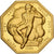 France, Token, Amour et Mariage, Voeux, Gilt Bronze, Marcel Renard, MS(63)