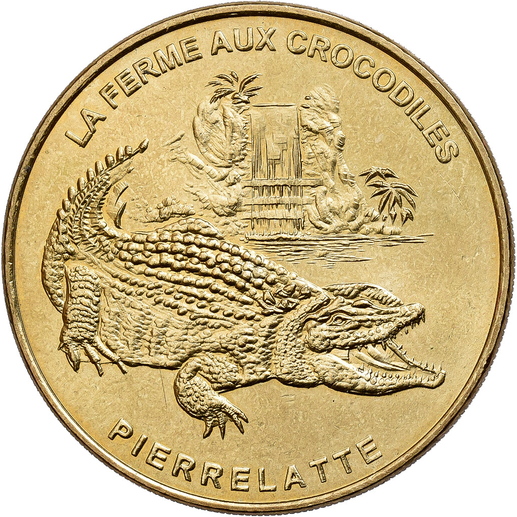 Francia, ficha, Pierrelatte - ferme aux crocodiles, 1999, Rame-nichel-alluminio