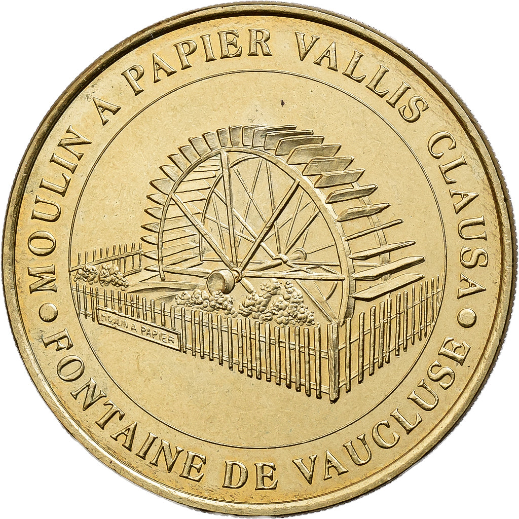 France, Token, Fontaine de Vaucluse - Moulin à papier n°1, 1999, Copper-nickel