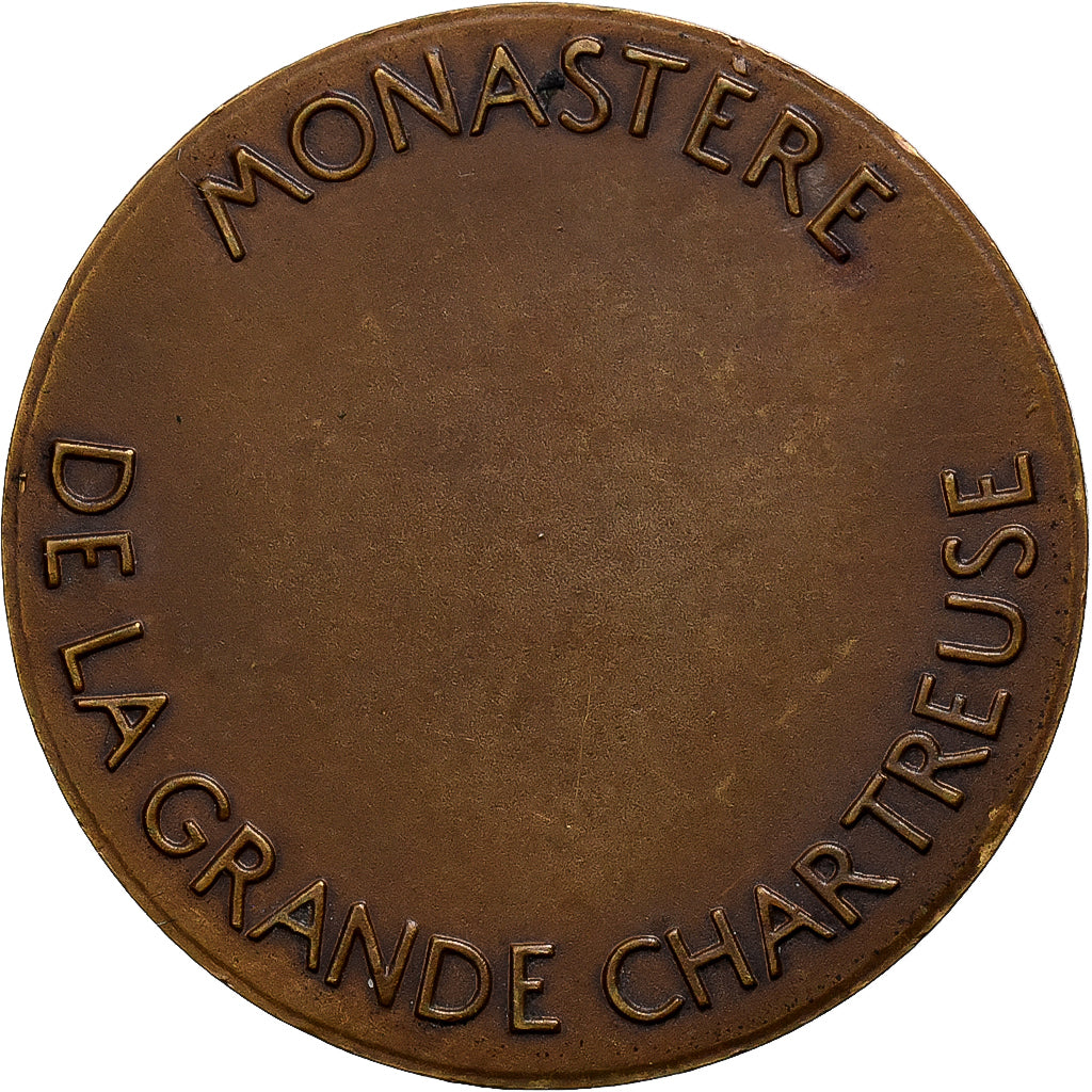 France, Medal, Monastère de la Grande Chartreuse, Bronze, Delannoy, MS(63)