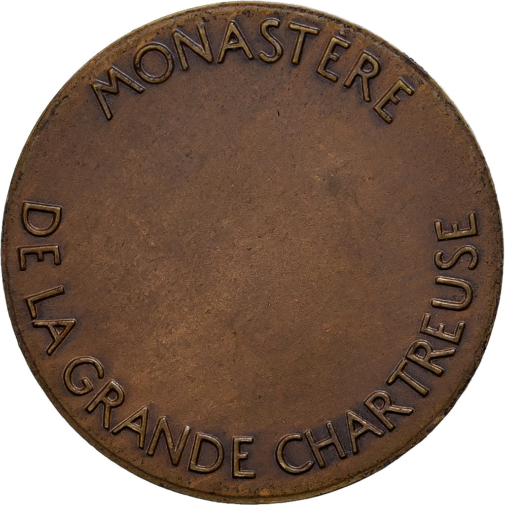 France, Medal, Monastère de la Grande Chartreuse, Bronze, Delannoy, MS(63)