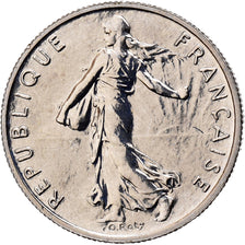 France, 1/2 Franc, Semeuse, 2001, Monnaie de Paris, BU, Nickel, MS(65-70)
