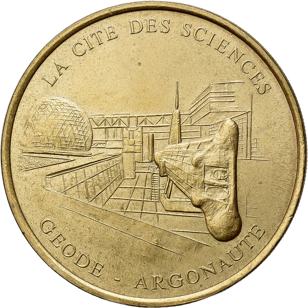 França, Token, Cité des Sciences n°1- La Géode-, 1998, Cuproníquel