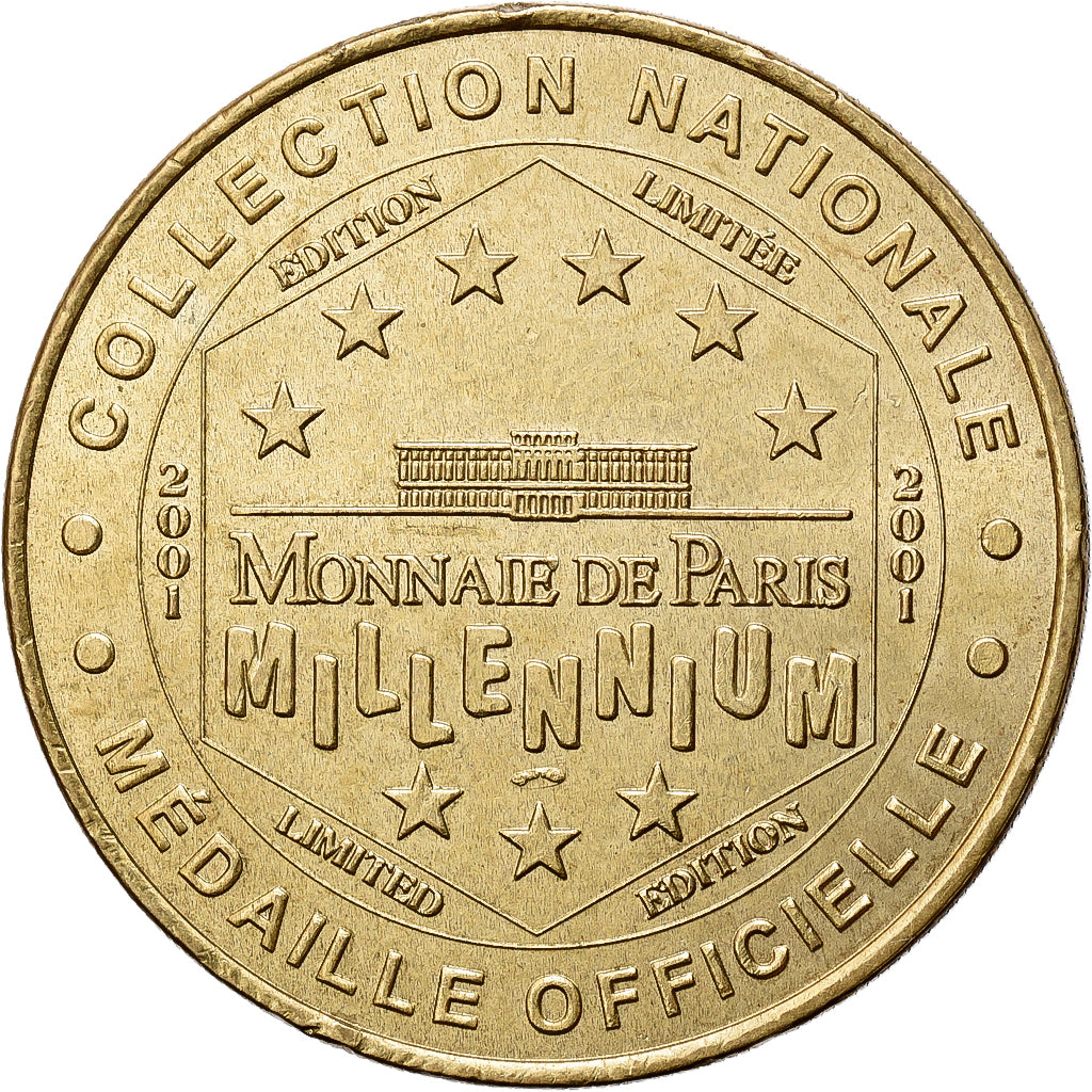 França, Token, MONTIGNAC - Lascaux II - n°1, 2001, Cuproníquel Alumínio