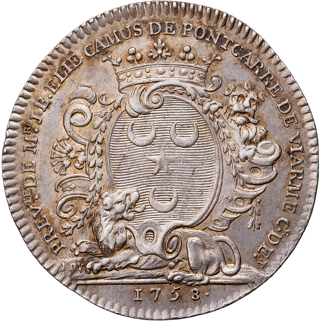 France, Token, J-B Élie Camus de Pontcarré de Viarmes, prévôt de Paris