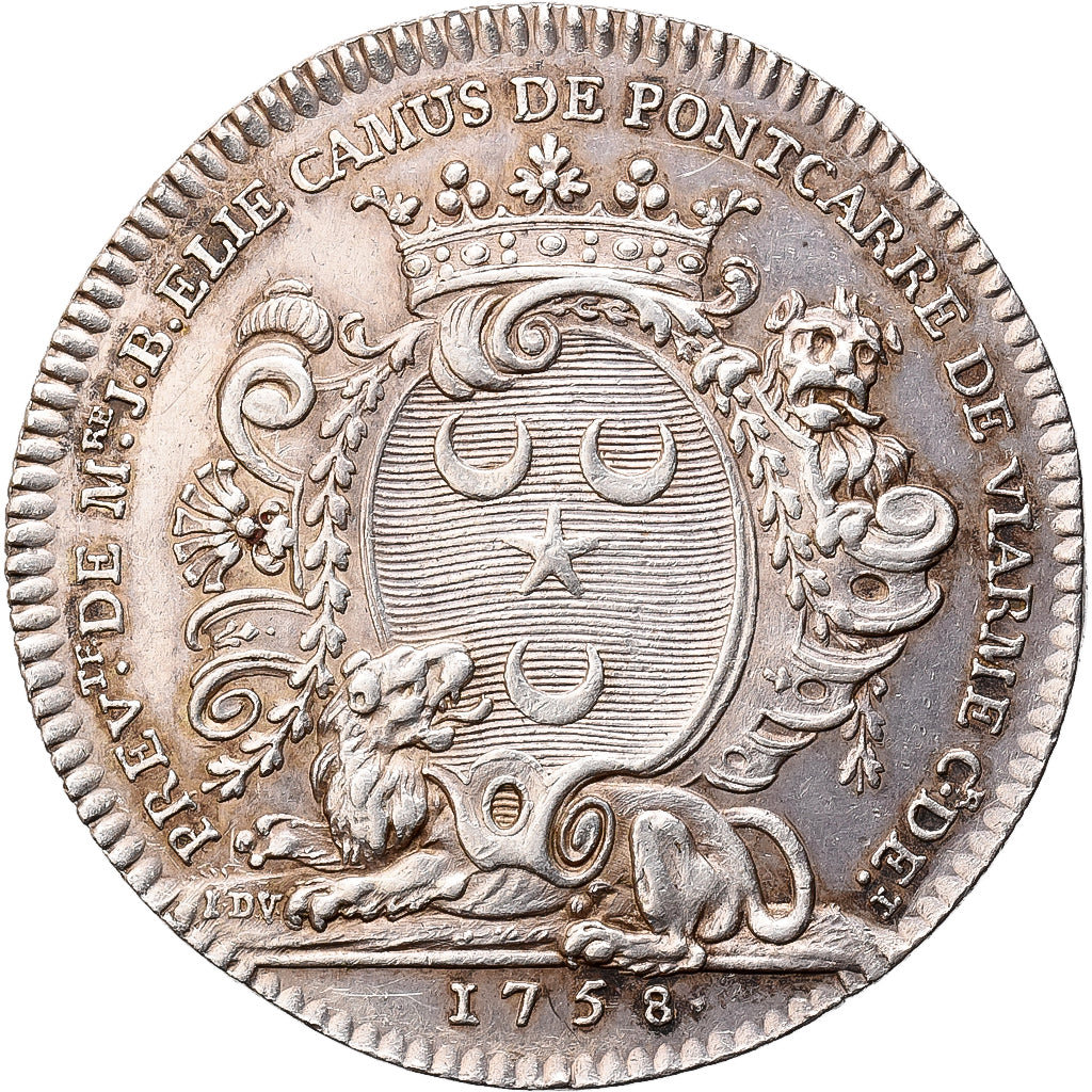 France, Token, J-B Élie Camus de Pontcarré de Viarmes, prévôt de Paris