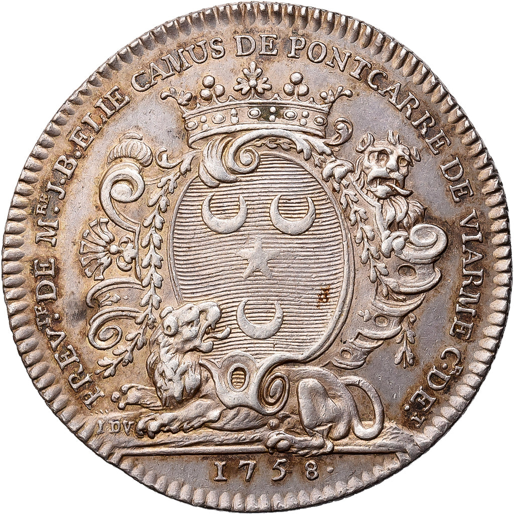 France, Token, J-B Élie Camus de Pontcarré de Viarmes, prévôt de Paris
