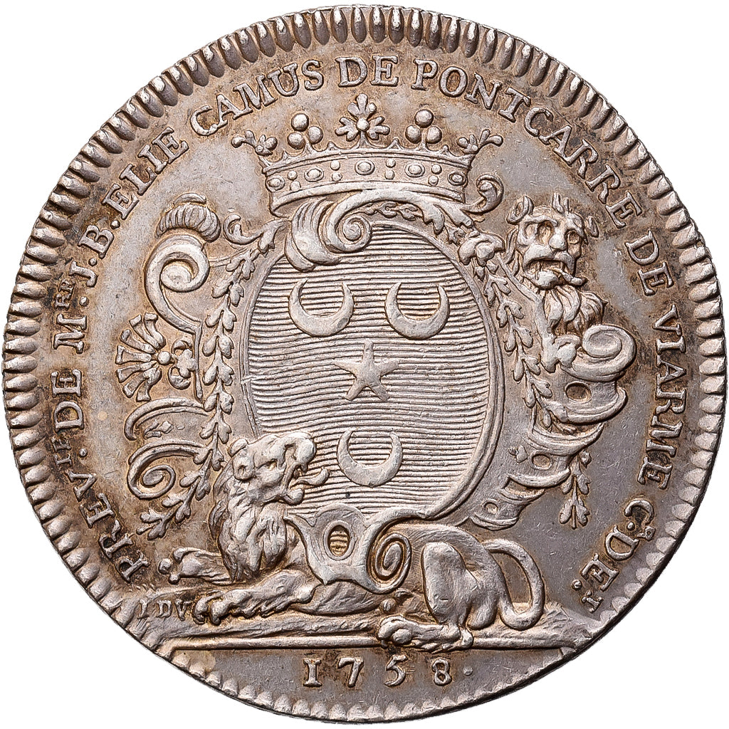 France, Token, J-B Élie Camus de Pontcarré de Viarmes, prévôt de Paris