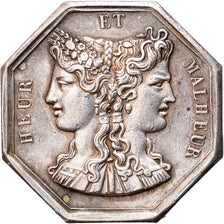 Frankrijk, Medaille, Napoléon Ier, Heur et Malheur, Zilver, De Puymaurin, ZF+