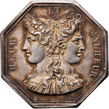 France, Medal, Napoléon Ier, Heur et Malheur, Silver, De Puymaurin, EF(40-45)