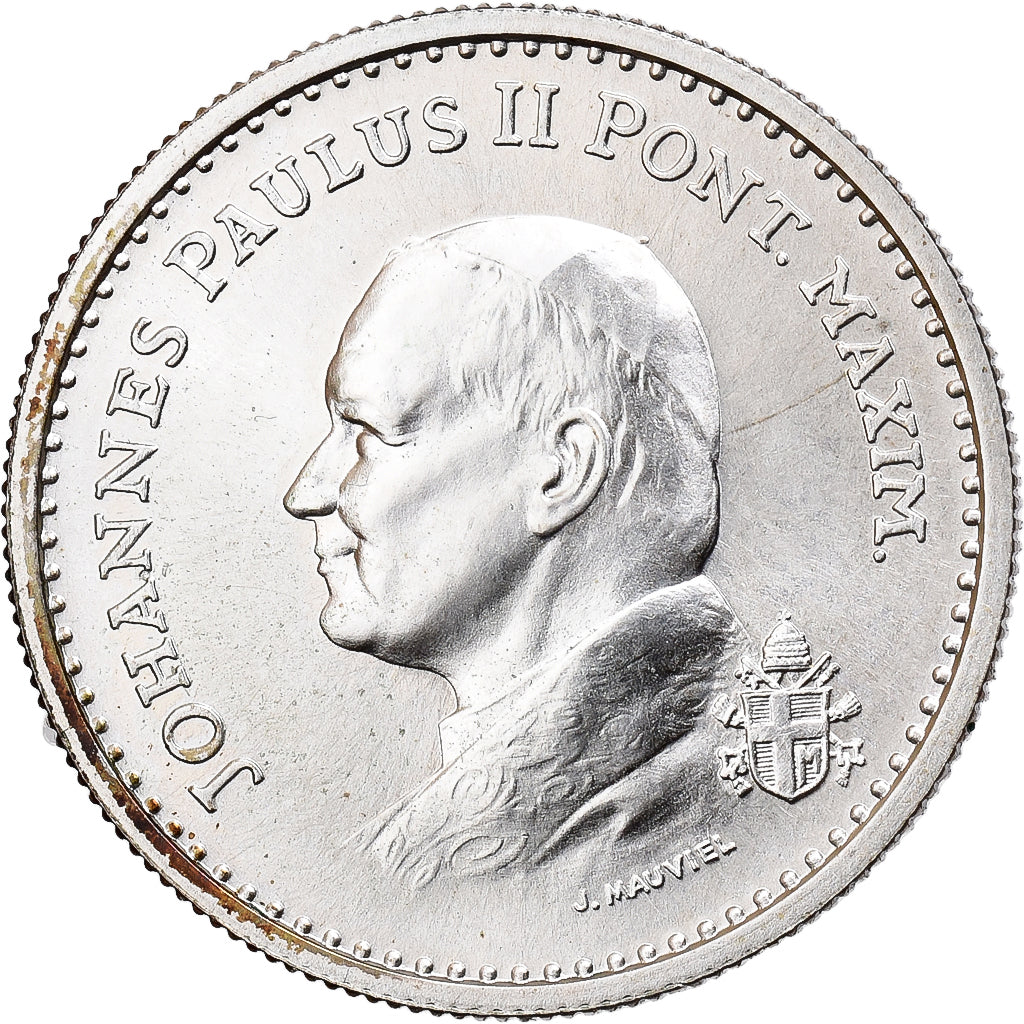 Vatican, Medal, jean-Paul II à Saint Jacques de Compostelle, 1989, Silver
