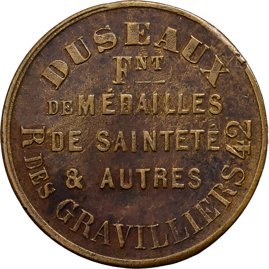 France, Token, Maison Duseaux, Médailles, Brass, EF(40-45)