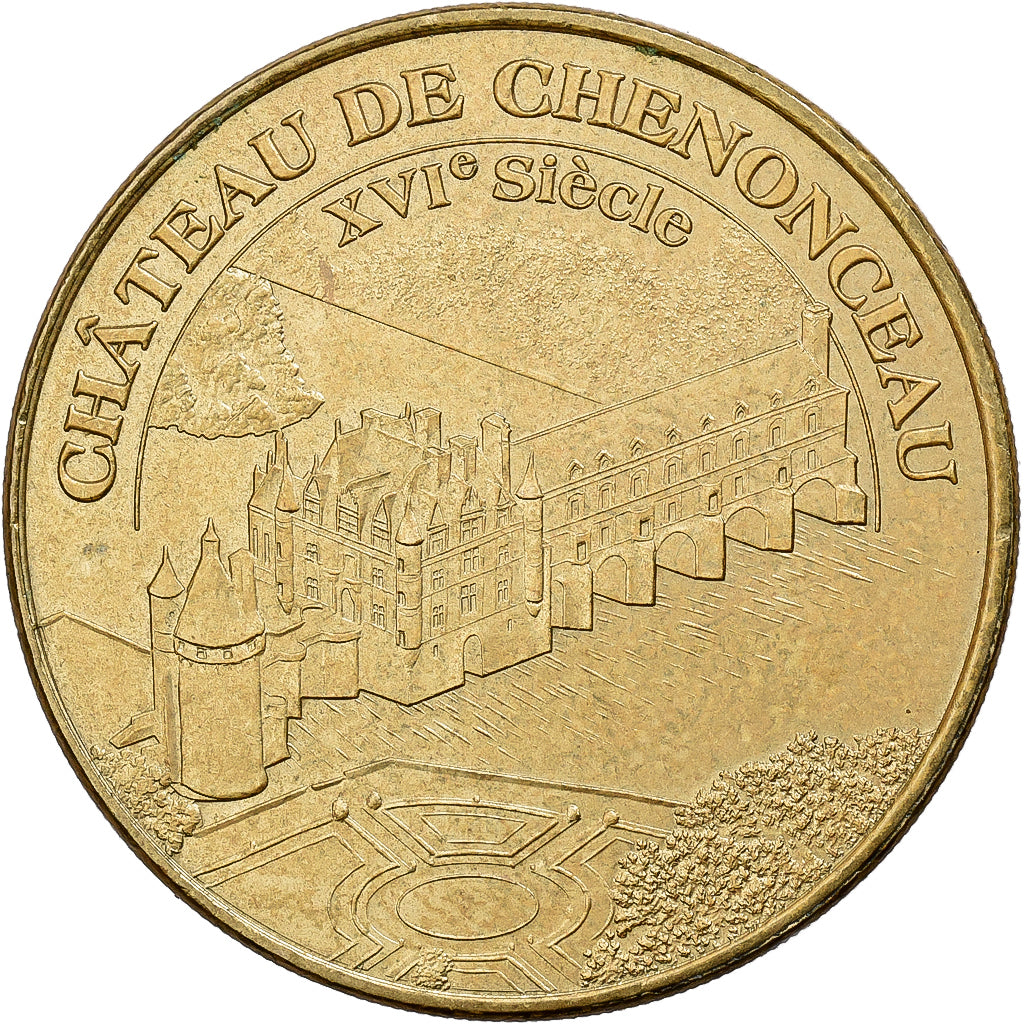 France, Token, Chenonceau -  Chateau n°3, 2012, Copper-nickel Aluminium, MDP