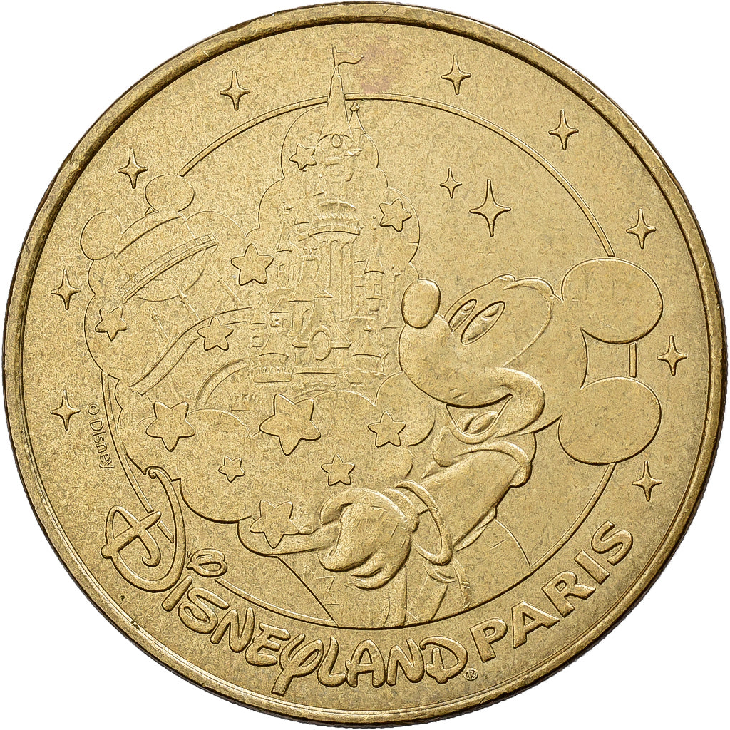 França, Token, Disneyland n°22 - Mickey Sorcier, 2010, Cuproníquel Alumínio