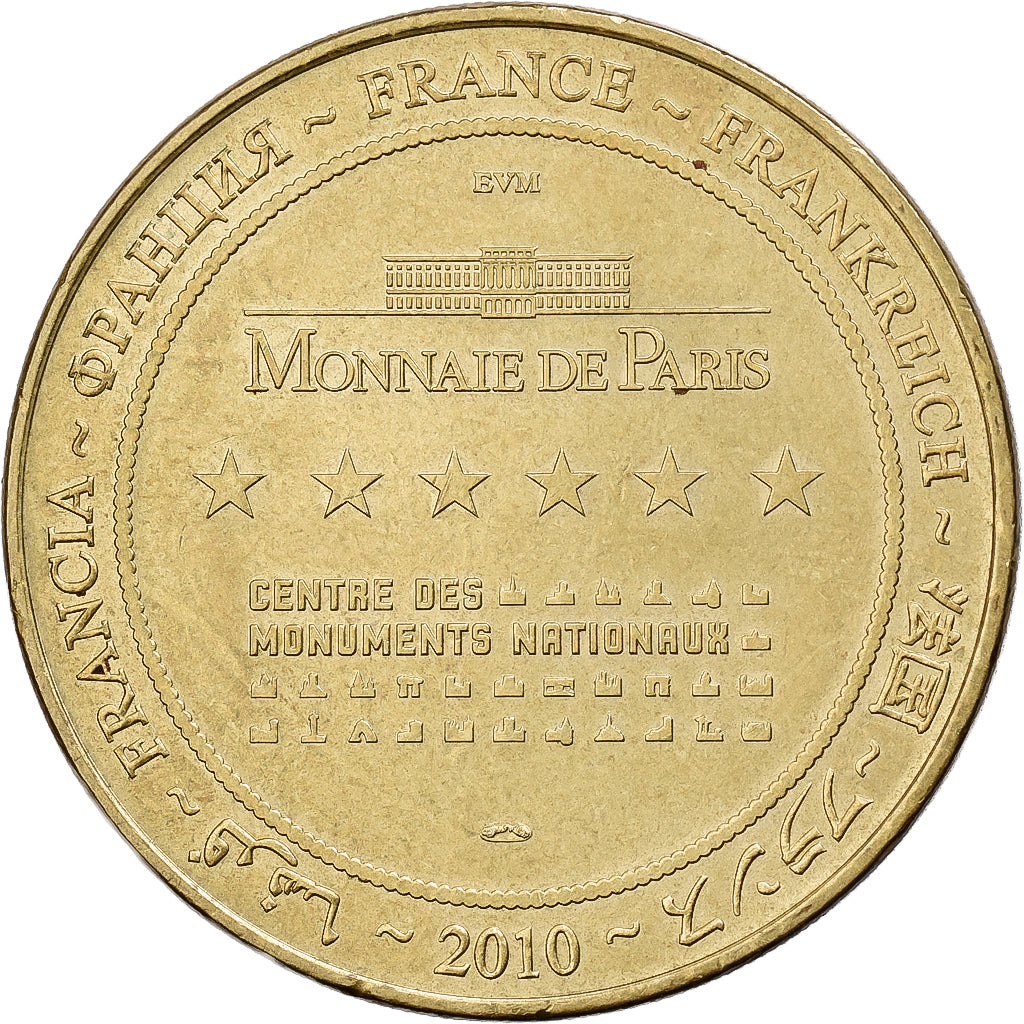 Francja, Tourist token, 50/ Abbaye du Mont-Saint-Michel, 2010, Miedzionikiel