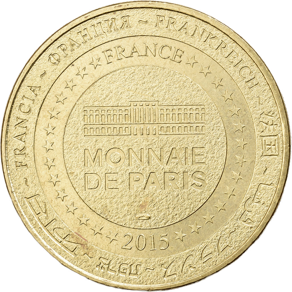 França, Tourist token, Grotte du Pech Merle, 2015, MDP, Nordic gold, AU(55-58)
