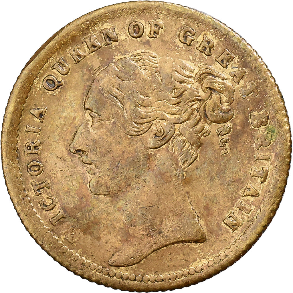 Wielka Brytania, Token, Queen Victoria, Mosiądz, EF(40-45)
