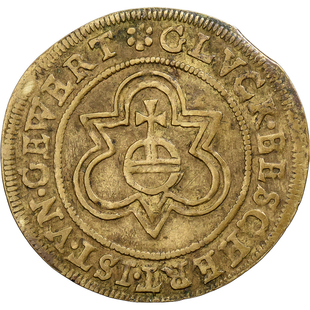 France, Nuremberg token, Hans Krauwinckel, n.d., Brass, EF(40-45)