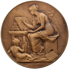 France, Medal, Ecole des Beaux-Arts de Nantes, Bronze, Pillet, MS(63)