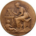 Francia, medalla, Ecole des Beaux-Arts de Nantes, 1923, Bronce, Pillet, SC