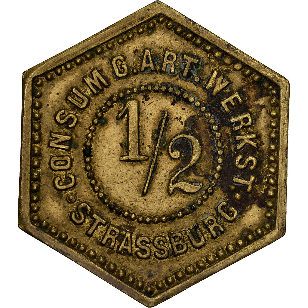 Frankrijk, Strassburg, 1/2, Consum Gen. Artillerie Werkstatt, ZF, Tin