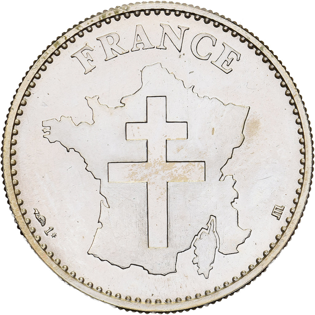 France, Medal, Général De Gaulle, 1982, Silver, Thiébaud, MS(65-70)