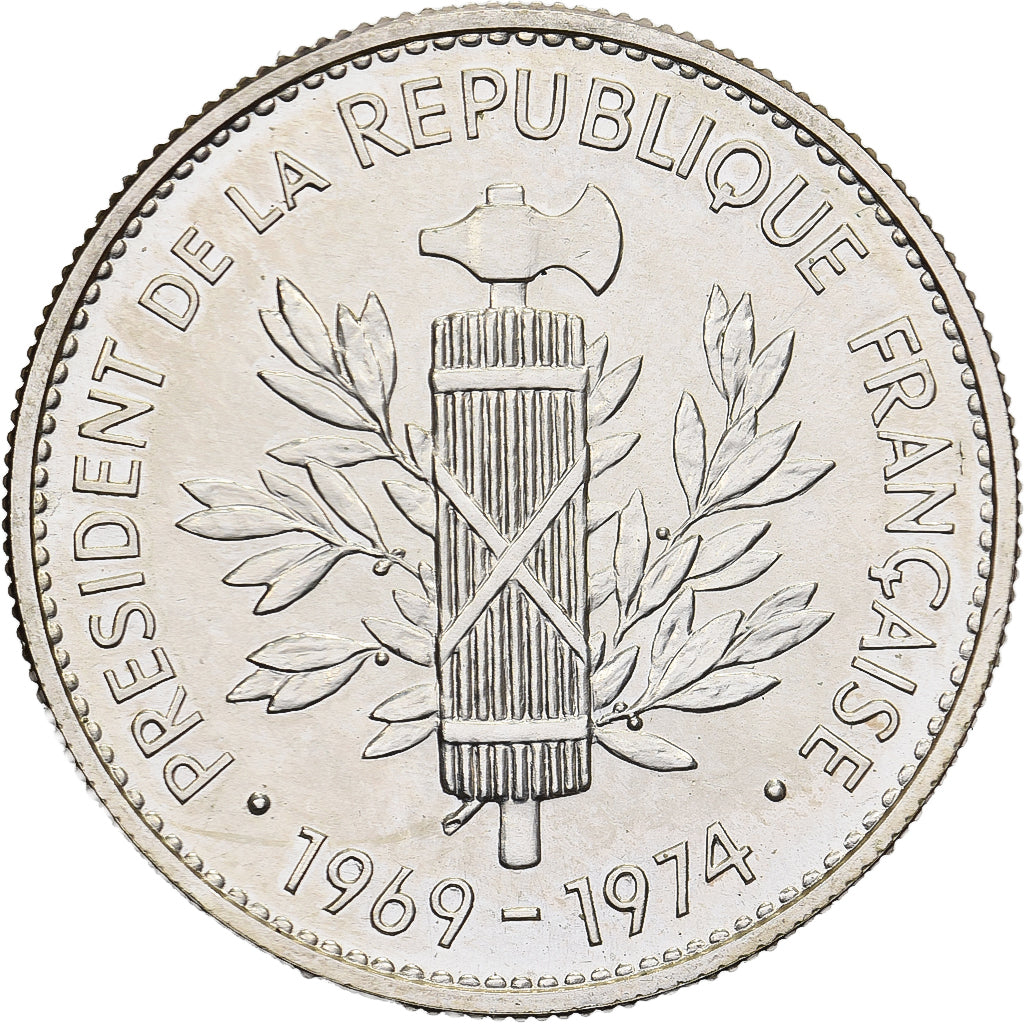 Francia, medaglia, Les Présidents de la République, Georges Pompidou, 1982