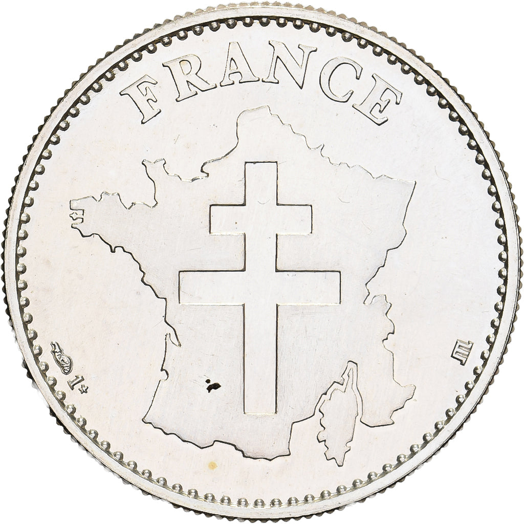 France, Medal, Général De Gaulle, 1982, Silver, Thiébaud, MS(65-70)