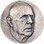 France, Medal, Charles De Gaulle, Silvered bronze, J. Balme, AU(55-58)