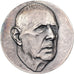 France, Medal, Charles De Gaulle, Silvered bronze, J. Balme, AU(55-58)