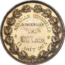 Francja, medal, Ville d'Aire, Ecole Communale de Dessin, 1873, Vermeil