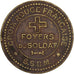 France, Token, Croix rouge Française, Foyers du Soldat, Brass, EF(40-45)