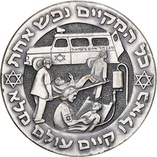 Israel, Medal, Croix Rouge, Silvered bronze, AU(50-53)