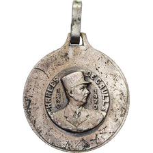 Francia, medalla, Charles De Gaulle, 1970, Silvered Metal, MBC