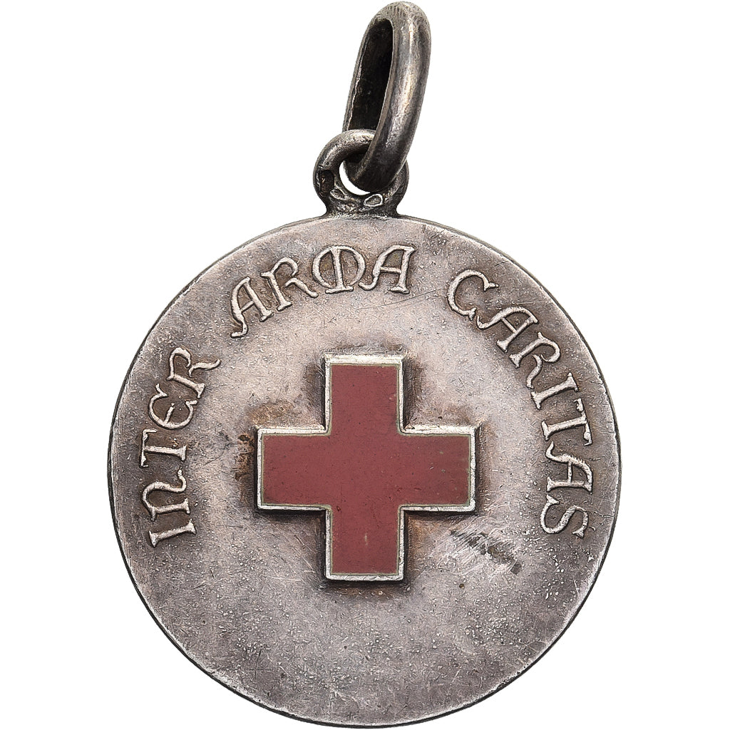 France, Médaille, Croix Rouge, Jeanne d'Arc, Argent, TTB+, Becker