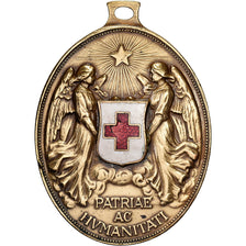 France, Médaille, Croix Rouge, 1914, Laiton, TTB+