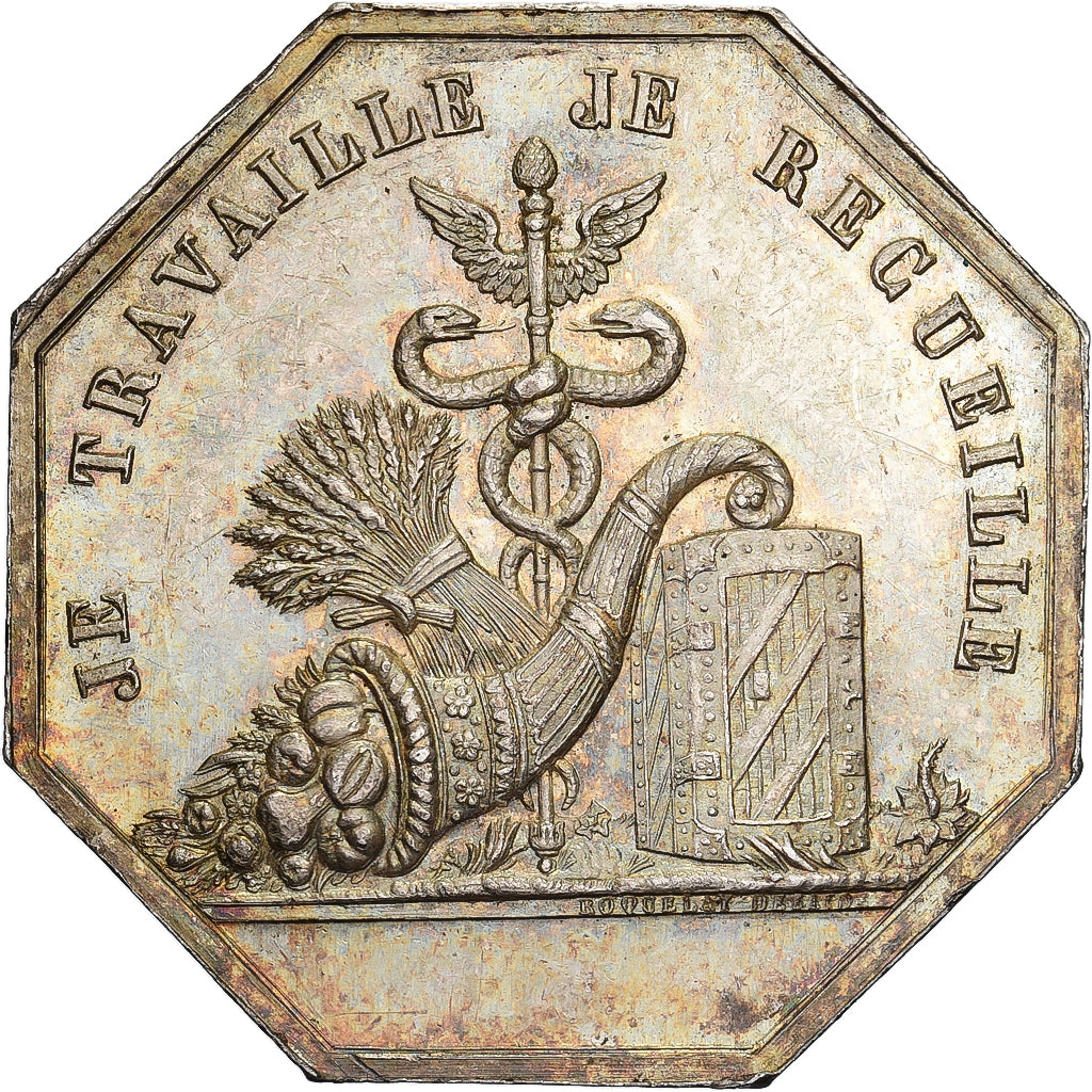 France, Token, Caisse d'Epargne de Pithiviers, Silver, AU(55-58), Jacqmin:66