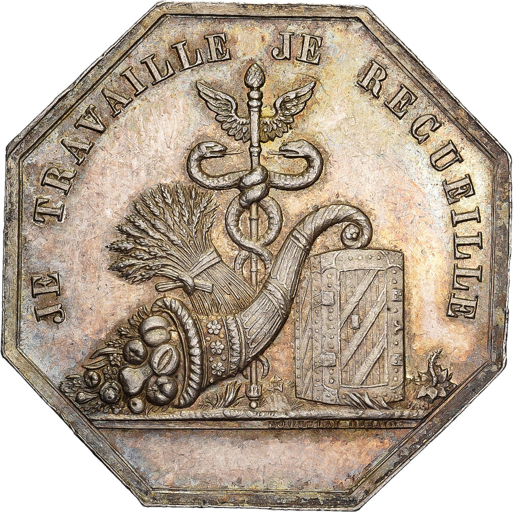 France, Token, Caisse d'Epargne de Pithiviers, Silver, AU(55-58), Jacqmin:66