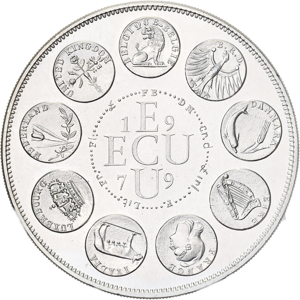 Francia, Ecu, 1979, Argento, Europa, SPL+